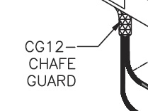 Pioneer CG12 Chafe Guard 12 for Pioneer HR3500/4500